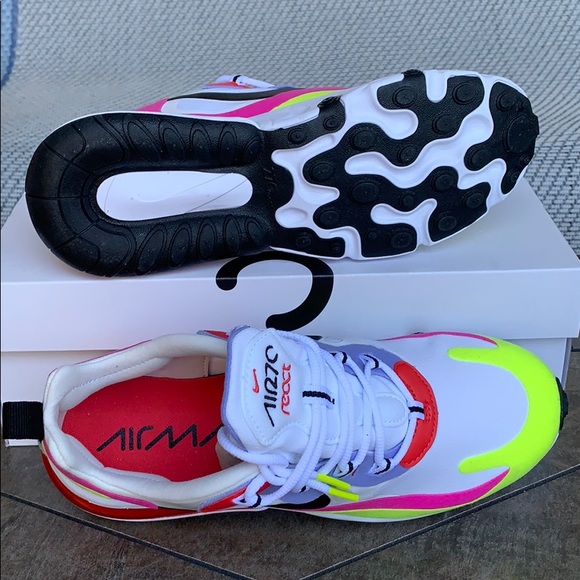 NIKE W AIR MAX 270 REACT white/light thistle-black - Picture 3 of 16